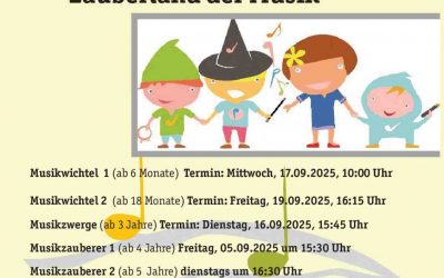 Neue Kurse im Zauberland der Musik in Kusel