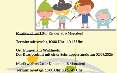 Neue Kurse im Zauberland der Musik in Waldmohr